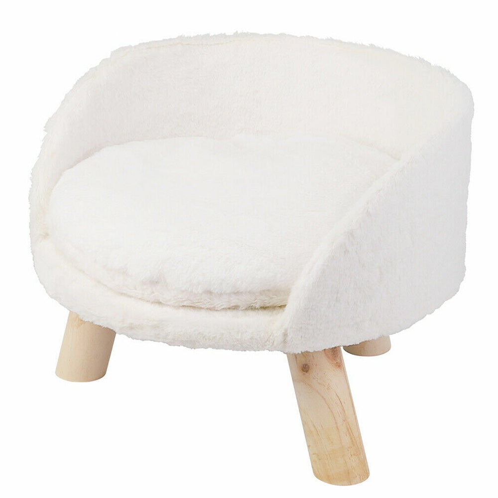 Elevated Dog Cat Bed Sofa Couch Kitten Lounge Raised Pet Bed with Legs