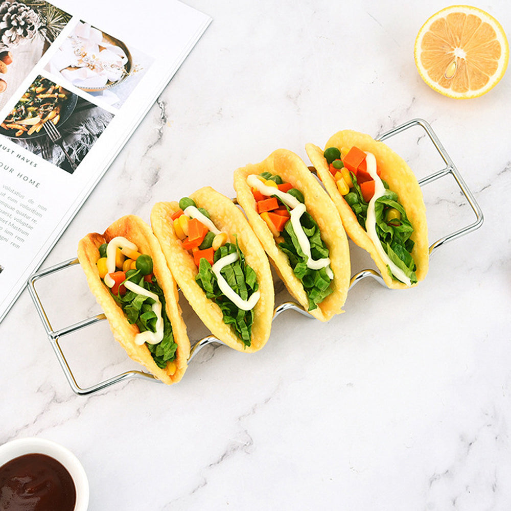 Stainless Steel Taco Holder For Taco Bar Gifts Accessories Oven Safe For Baking