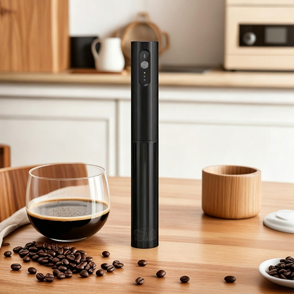 3-Speed Electric Milk Frother with 304 Stainless Steel Whisk