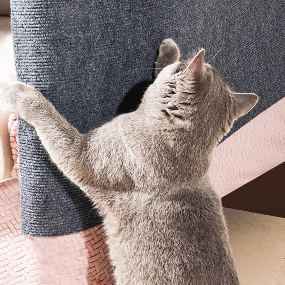 2Pcs Self-Adhesive Cat Scratching Mat Couch Protector