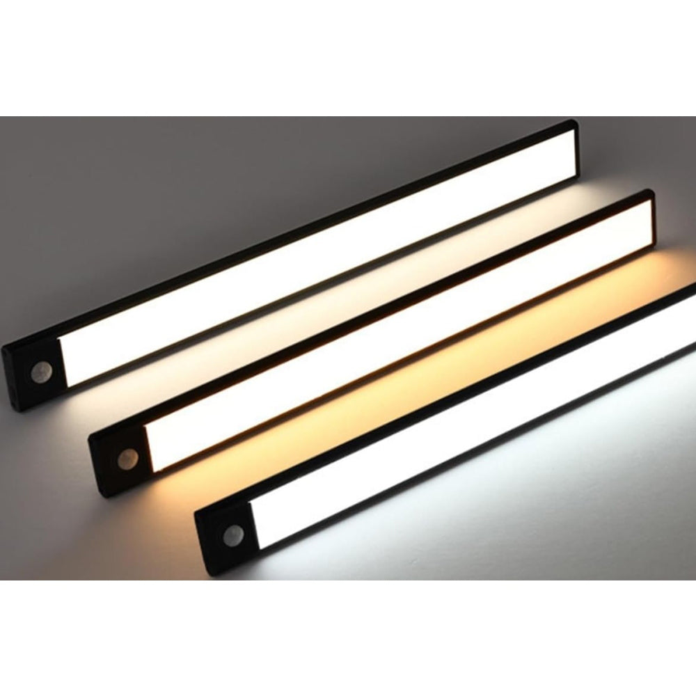 Smart Motion Sensor Light Bar for Cabinets and Hallways-Black