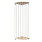 Stuffed Animal Storage Wood Corner Cage Plush Toys Holder With Star Pattern