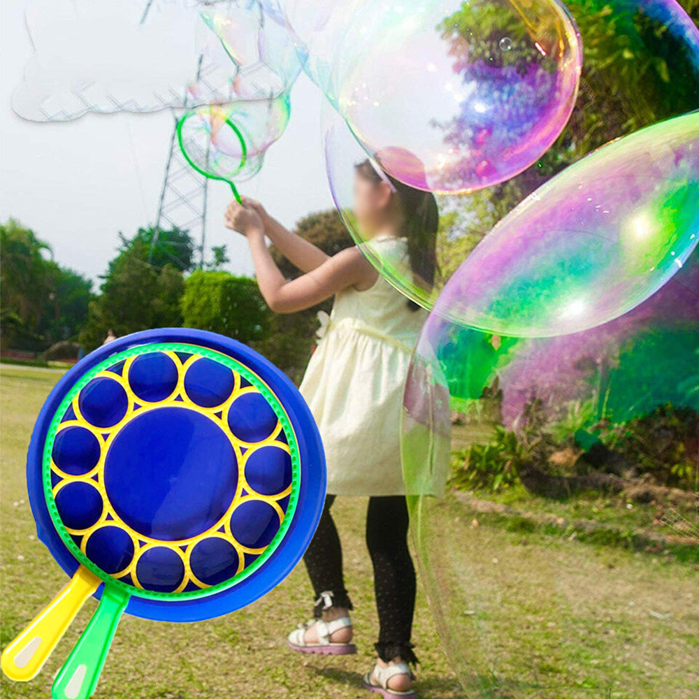 Big Bubble Wands Set Giant Magic Bubble Kit Wand Blower Maker With Tray