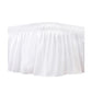 Wrap Around Dust Ruffles Bed Skirt with Adjustable Elastic Belt