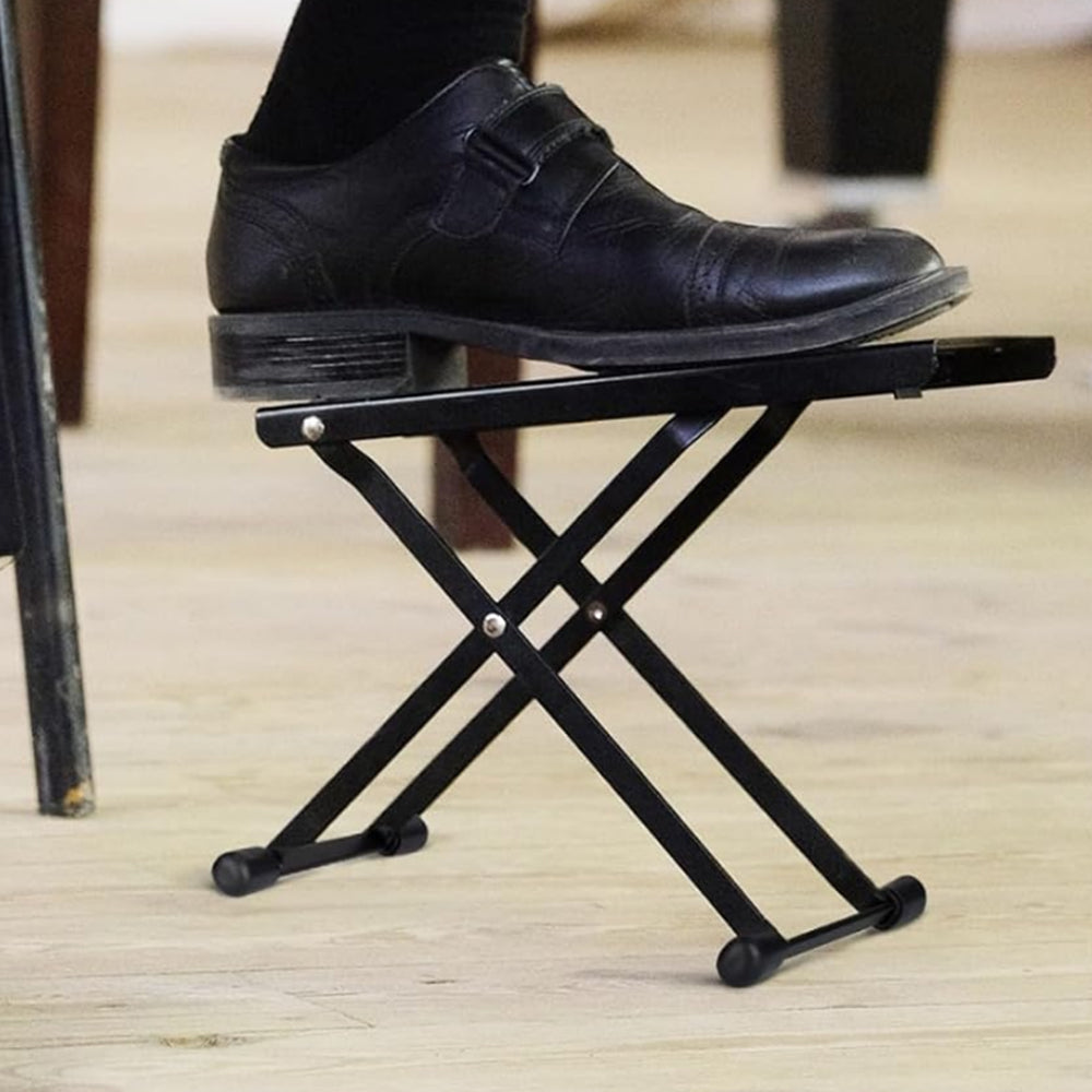 2Pcs Guitar Foot Rest Stand with 6-Position Adjustable Height