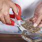 9Pcs Seafood Tool Set with Stainless Steel Forks Plastic Forks Cracker Scissors and Pouch