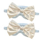 2Pcs Silk Bow Tie Relieve Fatigue Travel Eye Mask