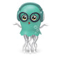 Dancing Jellyfish Toy Crawling Jellyfish  Dancer Tummy Time Music Toy