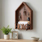 Vintage Key Holder Wall Mount with 3 Metal Hooks Key Rack for Entryway Living Room