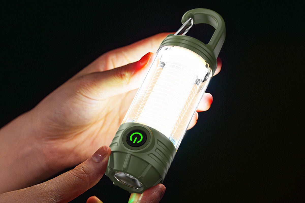Camping Keychain Light LED Mini Lantern with Hook