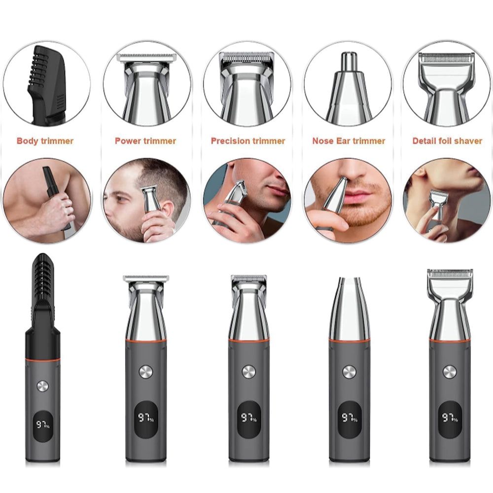 Washable Electric Hair Trimmer Kit For Men