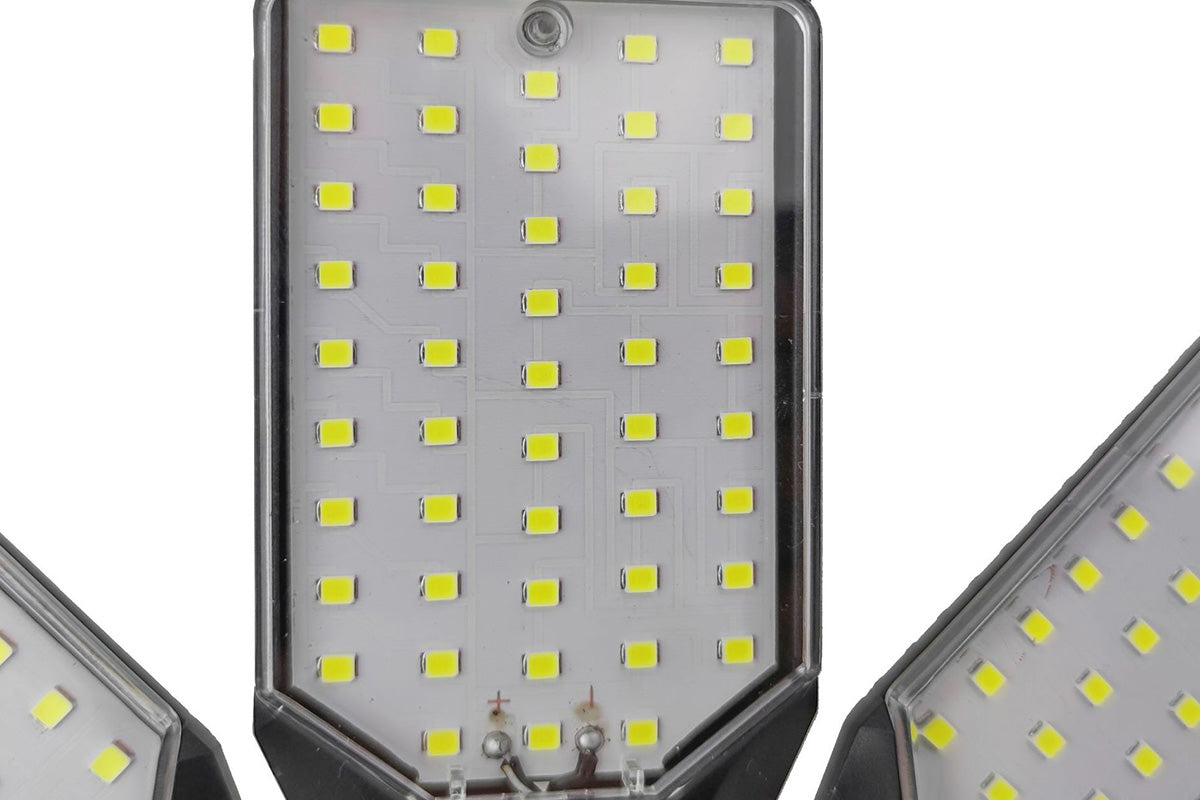 8 Panels LED Foldable Garage Ceiling Light for Workshop Warehouse Lighting