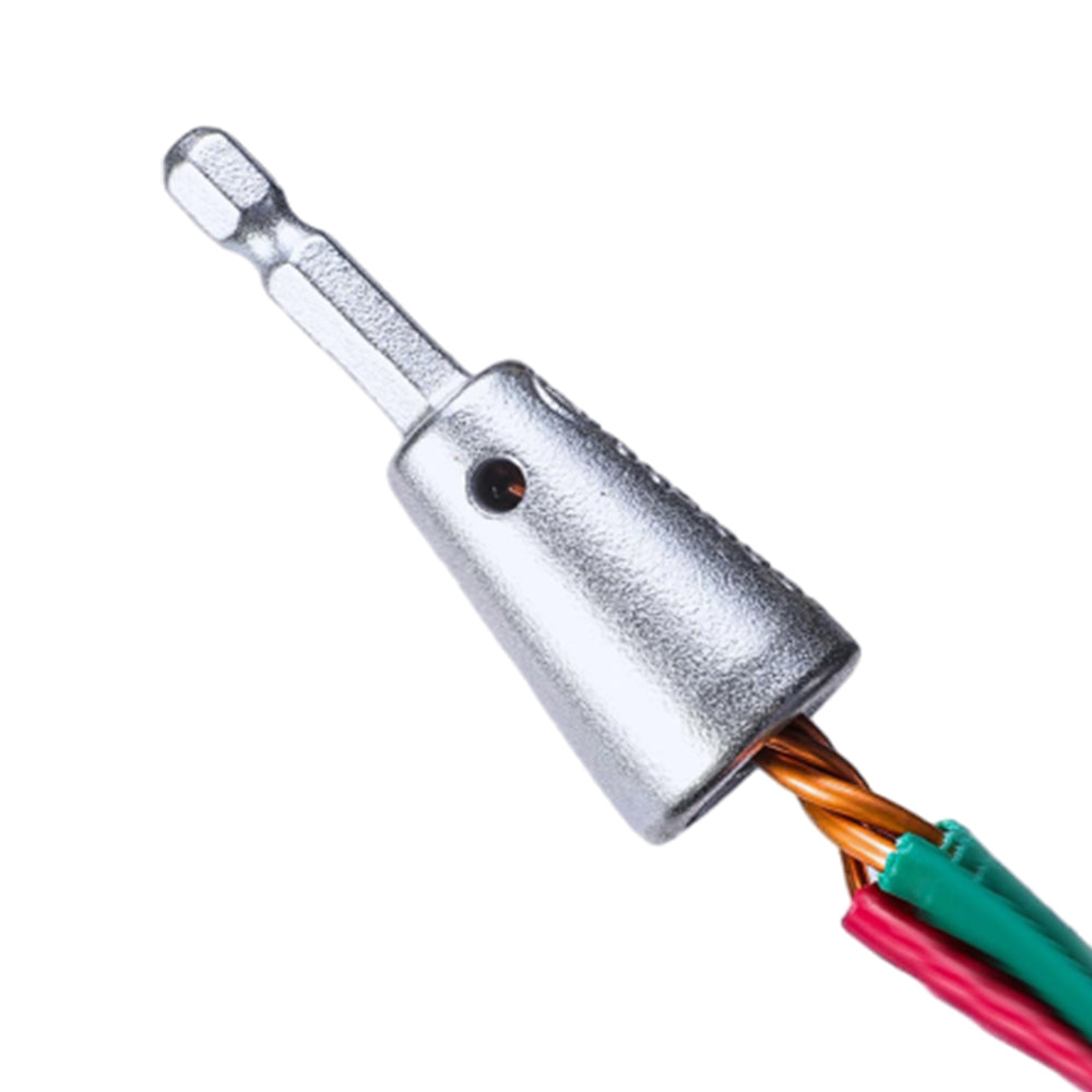 2Pcs Wire Twisting Nut Tool for Electric Drill