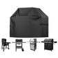 BBQ Grill Cover Water-resistant Oxford Fabric Dustproof Barbecue Protector Cover