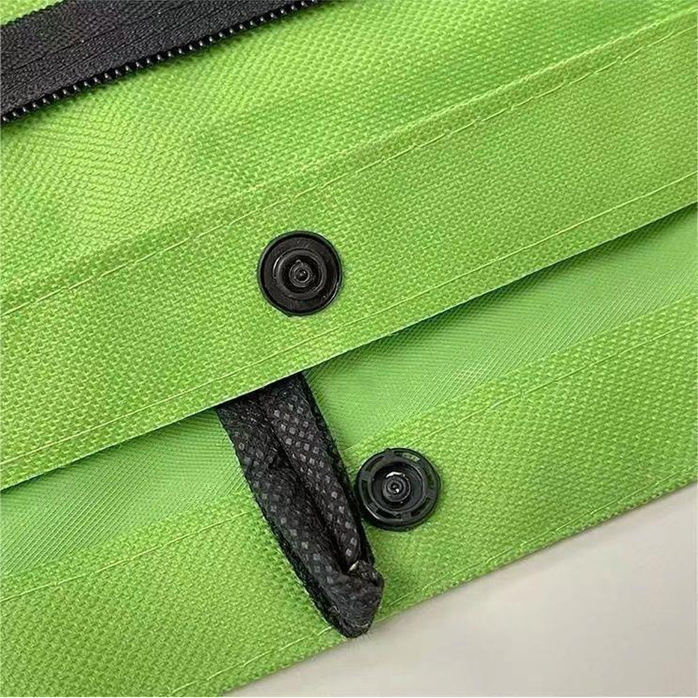 2 in 1 Foldable Shopping Cart Bag with Wheels Portable Trolley Bag
