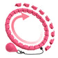 32 Section Weighted Hoola Hoop Adult Smart Hula Thin Waist Fitness Weight with Rollers