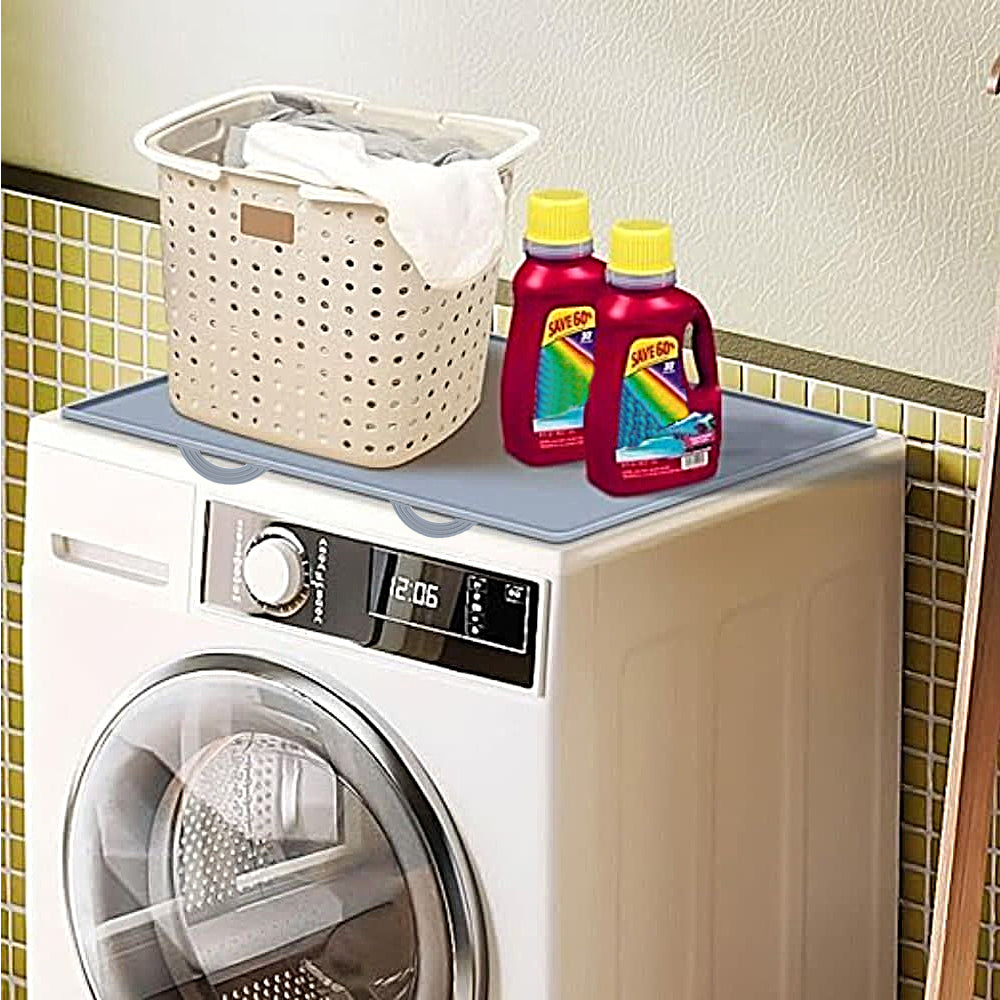 44.5x40cm Silicone Washer Dryer Mat Top Protector