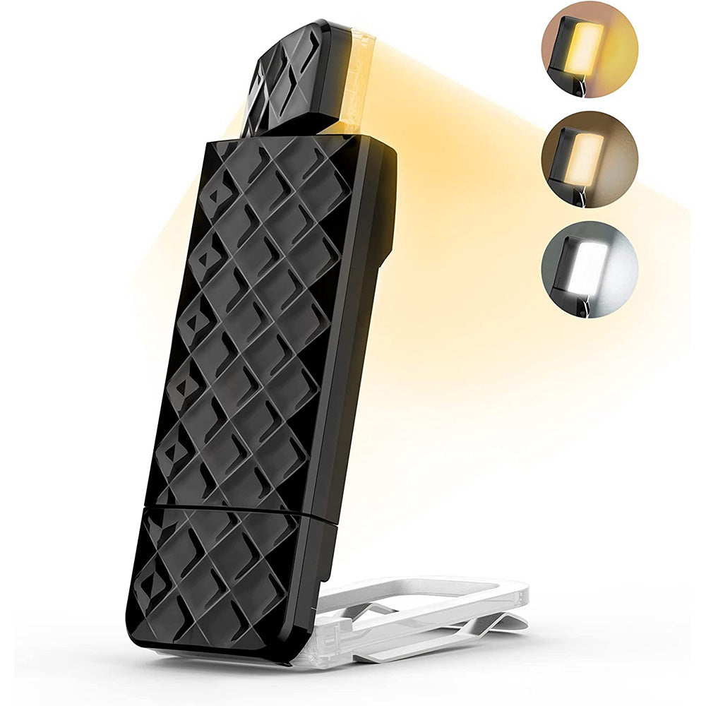 Rechargeable Clip-On Reading Light with Flexible Adjustable Arm