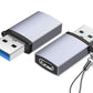 USB to Type C Adapter OTG Portable Converter Compatible with MacBook iPad Pro Samsung