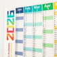 2026 Wall Calendar Large Poster Hanging Calendar School Office Supplies Daily Planner