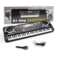 61 Keys Electric Piano Music Keyboard For Little Ones Beginner With Microphone