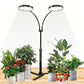 LED Grow Light Dual Head Full Spectrum Adjustable Plant Lamp for Indoor Plants