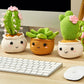6 Pack Hanging Potted Plants Craft Knitting Crocheting Kits With Crochet Hooks Yarn Set