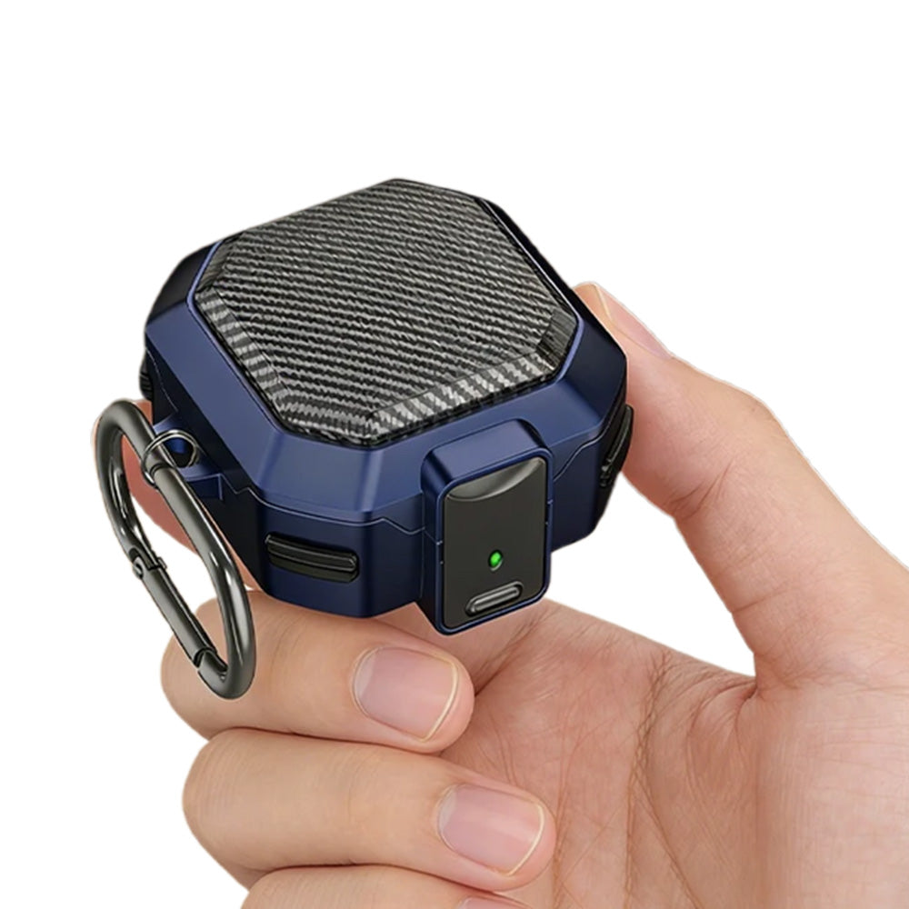 Protective Case for Samsung Galaxy Buds 4 and 4 Pro Shockproof Earbuds Case Cover with Lock Clip