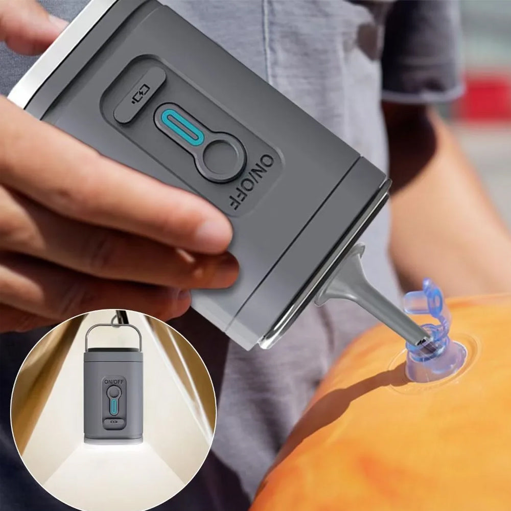 Mini Electric Portable Air Pump with 1200mAh Battery