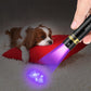 UV Flashlight 365nm LED with Rechargeable Battery for Pet Stain Detection