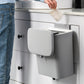 9L Kitchen Wall-Mounted Trash Can with Sliding Lid Seamless Sticker