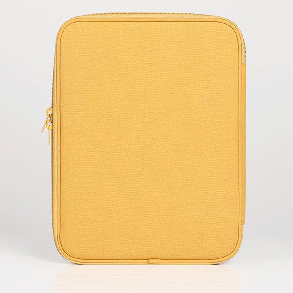 Tablet Sleeve Bag Portable Protective Case for 11 Inch 13 Inch Tablets Pads-Yellow