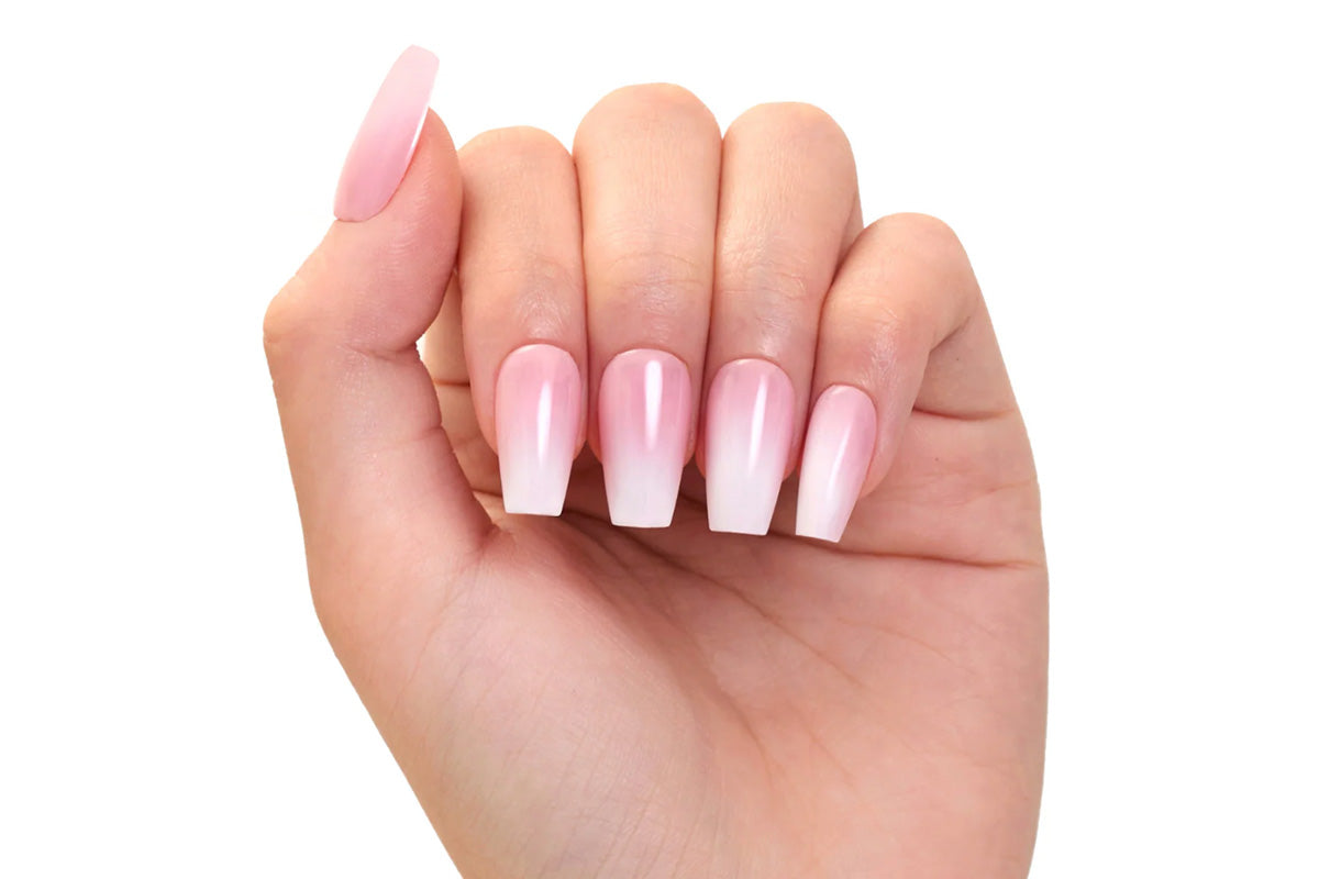 5 Set Semi Cured Gel Nail Wraps Gradient Jelly Nail Wraps UV Curable Self-Adhesive Nail Stickers DIY Nail Art
