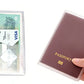 5 Pack Clear Passport Cover Protector Case with Card Slots