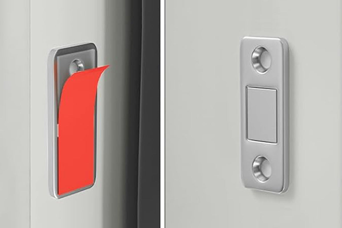 4 Pack Cabinet Catch Thin Door Latch For Kitchen Closet