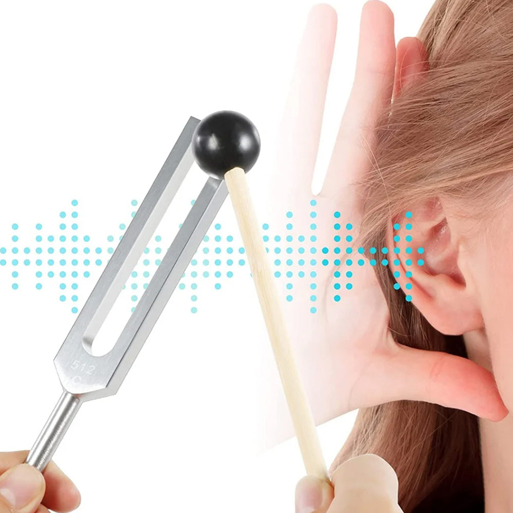 3Pcs Aluminum Tuning Forks Set 128Hz 256Hz 512Hz for Sound Healing Yoga Meditation