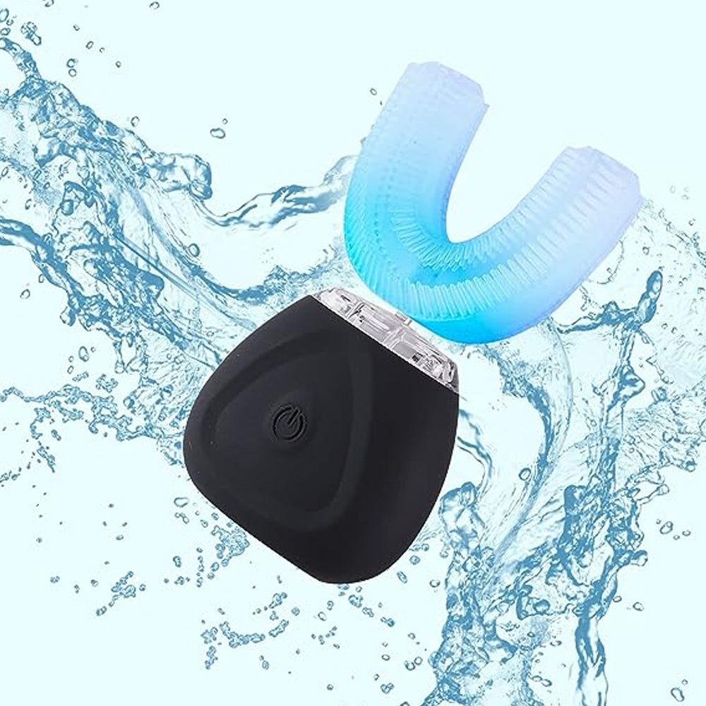 Electric Tooth Cleaner U-Shaped Toothbrush Blue Light Whitening Tooth Cleaner