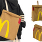 McDonald Inspired Creative Funny Canvas Linen Backpack / Shoulder Bag
