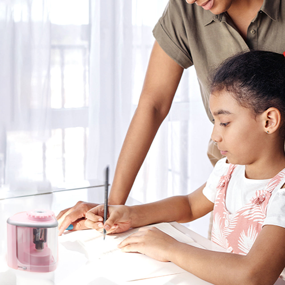 2Pcs Battery Operated Pencil Sharpener