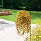 2Pcs Artificial Flowers Outdoor Hanging Faux Floral Decor for Planter Basket Window Box