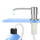 Kitchen Sink Soap Dispenser Stainless Steel Hand Liquid Pump with 1.2m Tube Kit