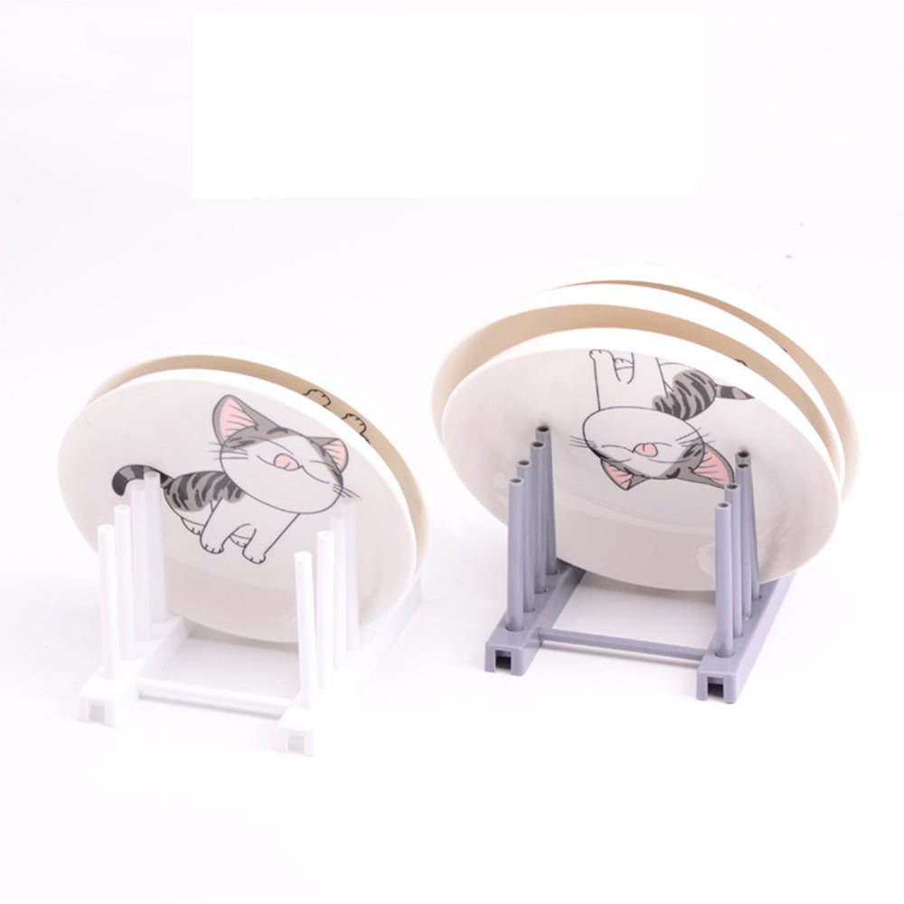 2Pcs Lid Rack Stand Plates Kitchen Pot Storage Rest Shelf Organiser Pan Holder