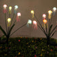 2pcs 6-Heads or 8 Heads Solar Jellyfish Stake Lights Outdoor Garden Path Decor Lights
