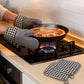 4Pcs Silicone Oven Mitts and Pot Holders Heat Resistant Non-Slip for Cooking Baking Grilling