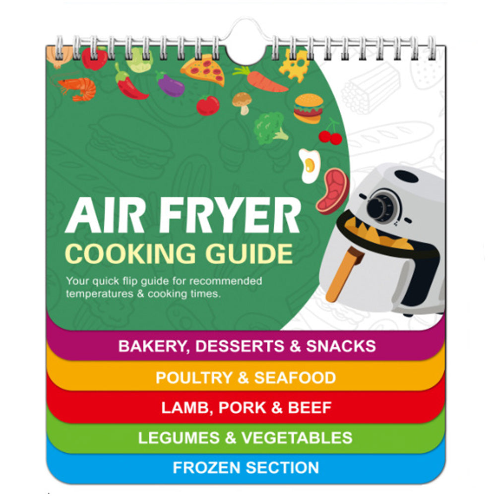 Cooking Cheat Sheets Set Air Fryer Pressure Cooker Keto Guide Fridge Calendar