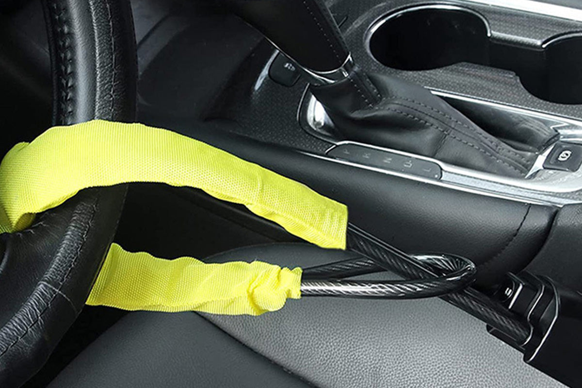 Car Steering Wheel Lock Anti-Theft Device Adjustable Lock Universal Fit