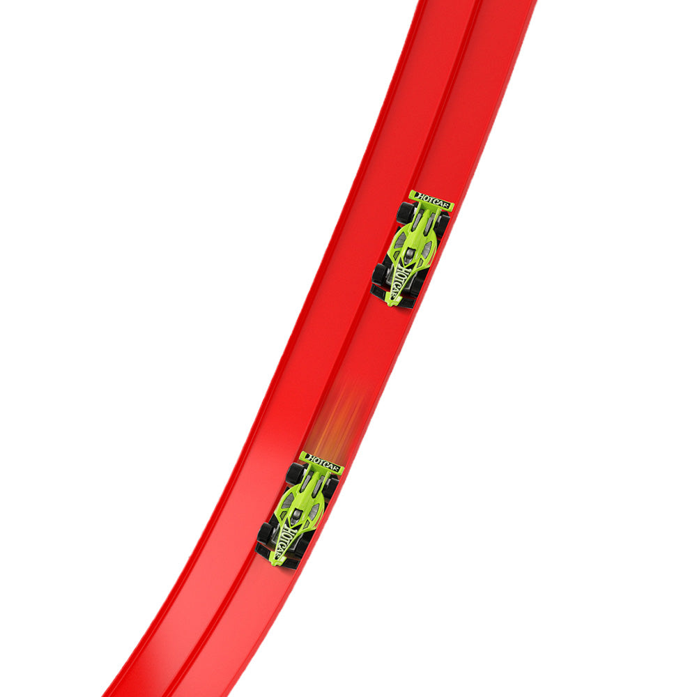 Car Racing Track Set Five Meter Race Track Dual Lane Gravity