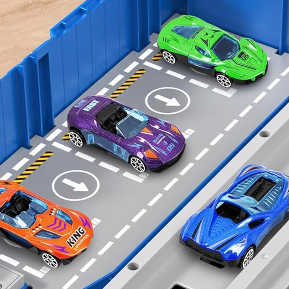 Car Carrier Transport with Race Mini Car Toys Set for Kids