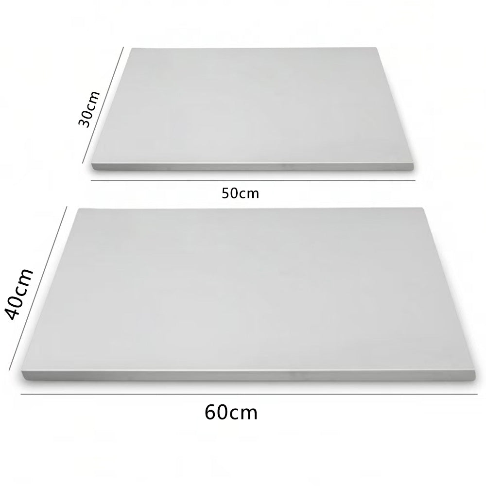 Stainless Steel Chopping Board L Shape Non Slip Cutting Board Metal for Kitchen