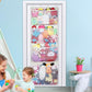 4-Layer Stuffed Animal Storage Hanging Mesh Bag Toy Organizer with Metal Hook